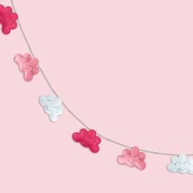 TINY SNOOZE-Clouds Garland – Pink