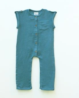 Earthytweens-Out Of The Blue Baby Romper-0-3 Months