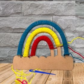 Zooplay India-DIY Rainbow Yarn Craft Kit
