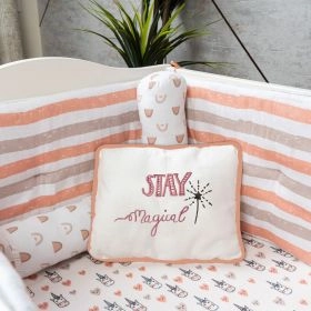 TINY SNOOZE-Organic Pillow & Bolsters- Rainbow