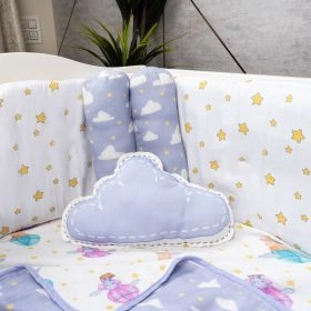 TINY SNOOZE-Organic Throw Cushion- Cloud