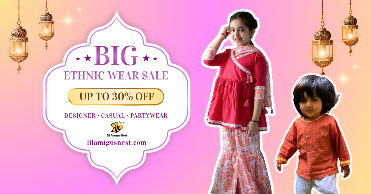 ethnic wear for kids, indian wear for kids