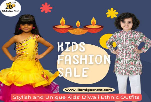 Stylish and Unique Kids' Diwali Ethnic Outfits from Lilamigosnest