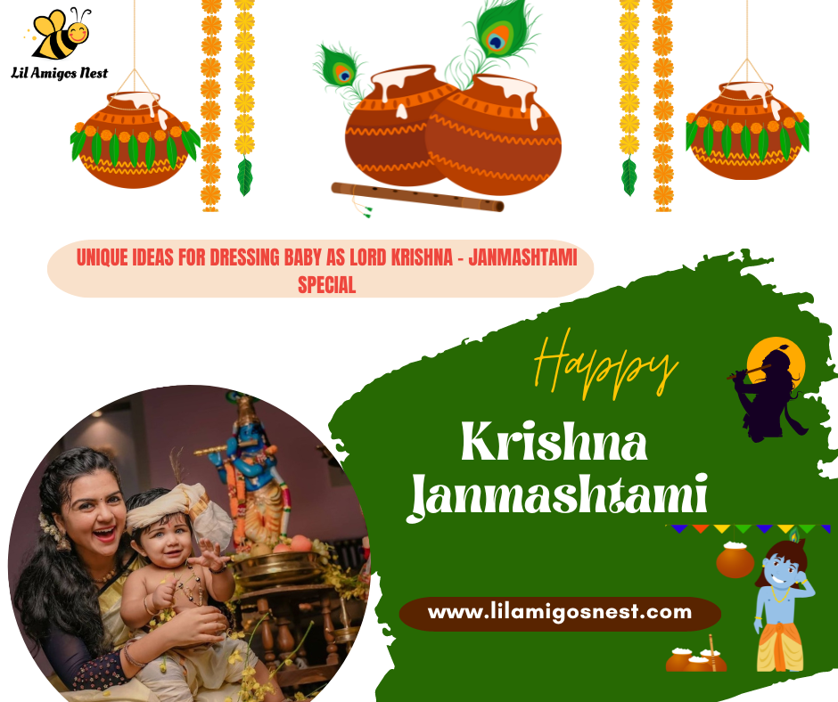 UNIQUE IDEAS FOR DRESSING BABY AS LORD KRISHNA - JANMASHTAMI SPECIAL