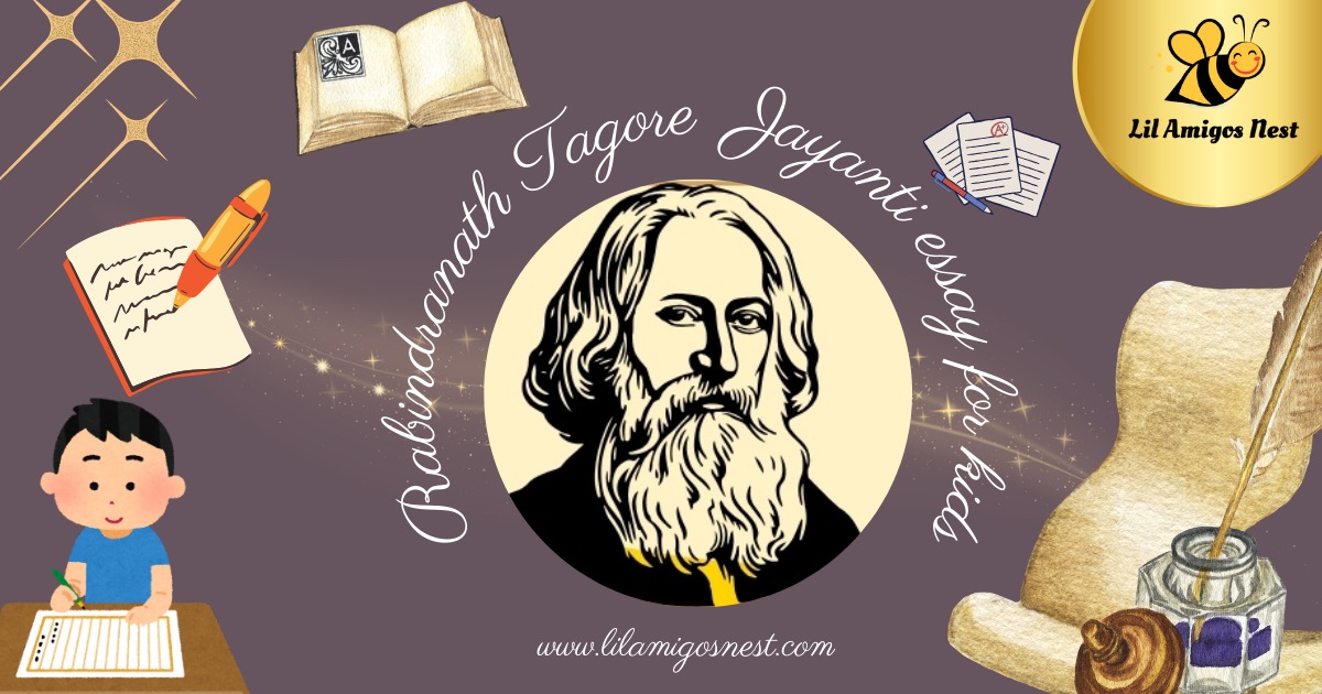 essay for kids, rabindranath jayanti, essay on rabindranath tagore