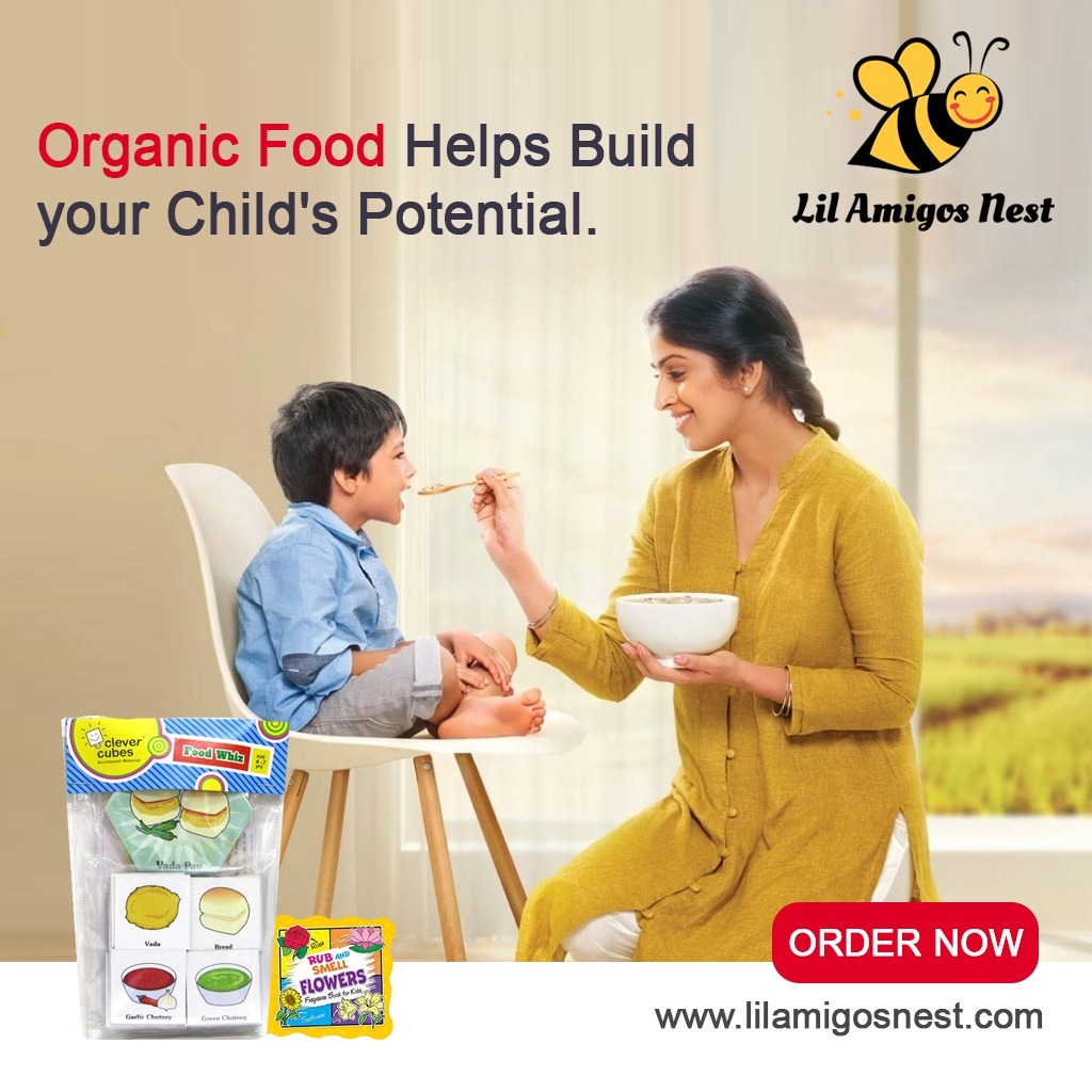 Organic foods helps build your child’s potential 