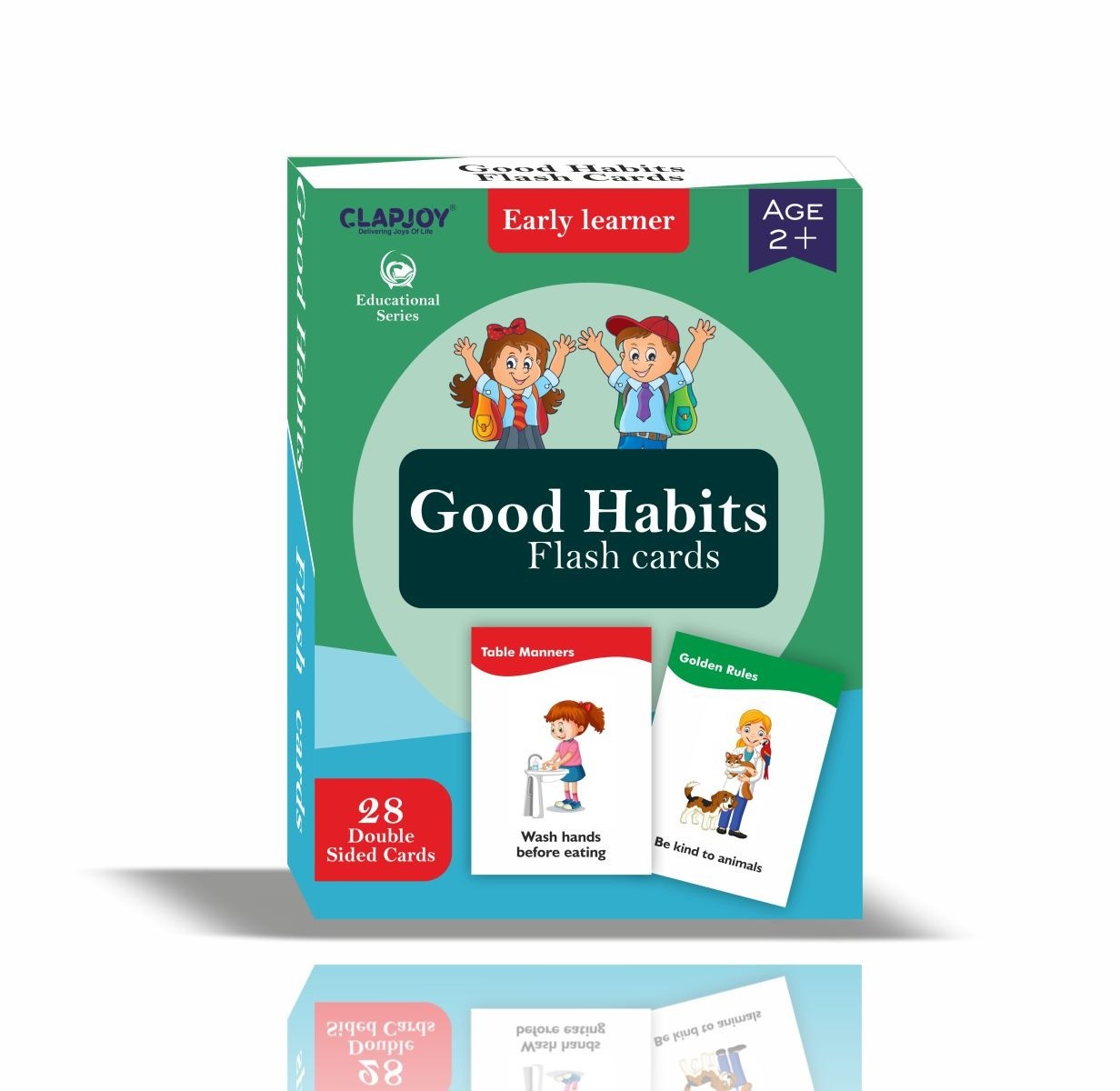 Good Habits  Double Sided Flash Cards for Kids | Easy & Fun Way of Learning| Return Gift for Kids Ages 2-6 Years Old Boys and Girls
