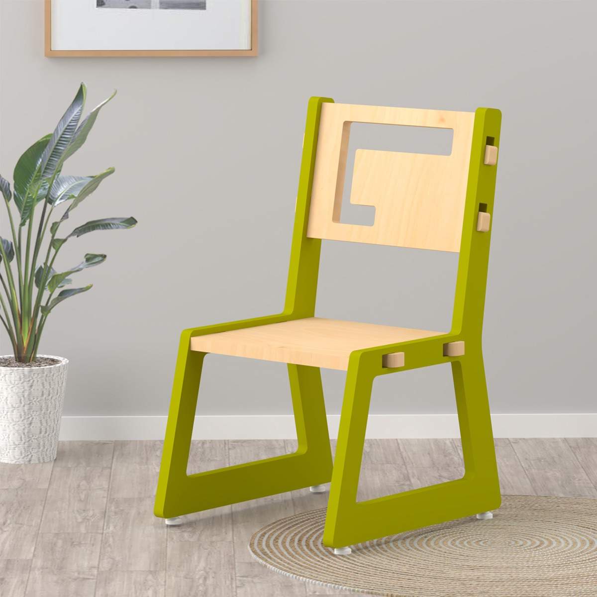 Blue Apple Chair (Green)