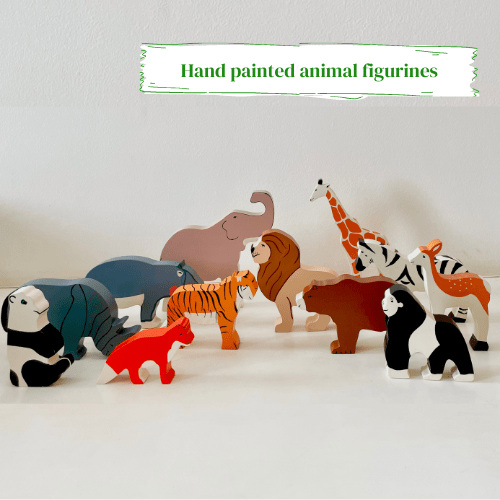 Wooden Forest Animals (Set of 12)