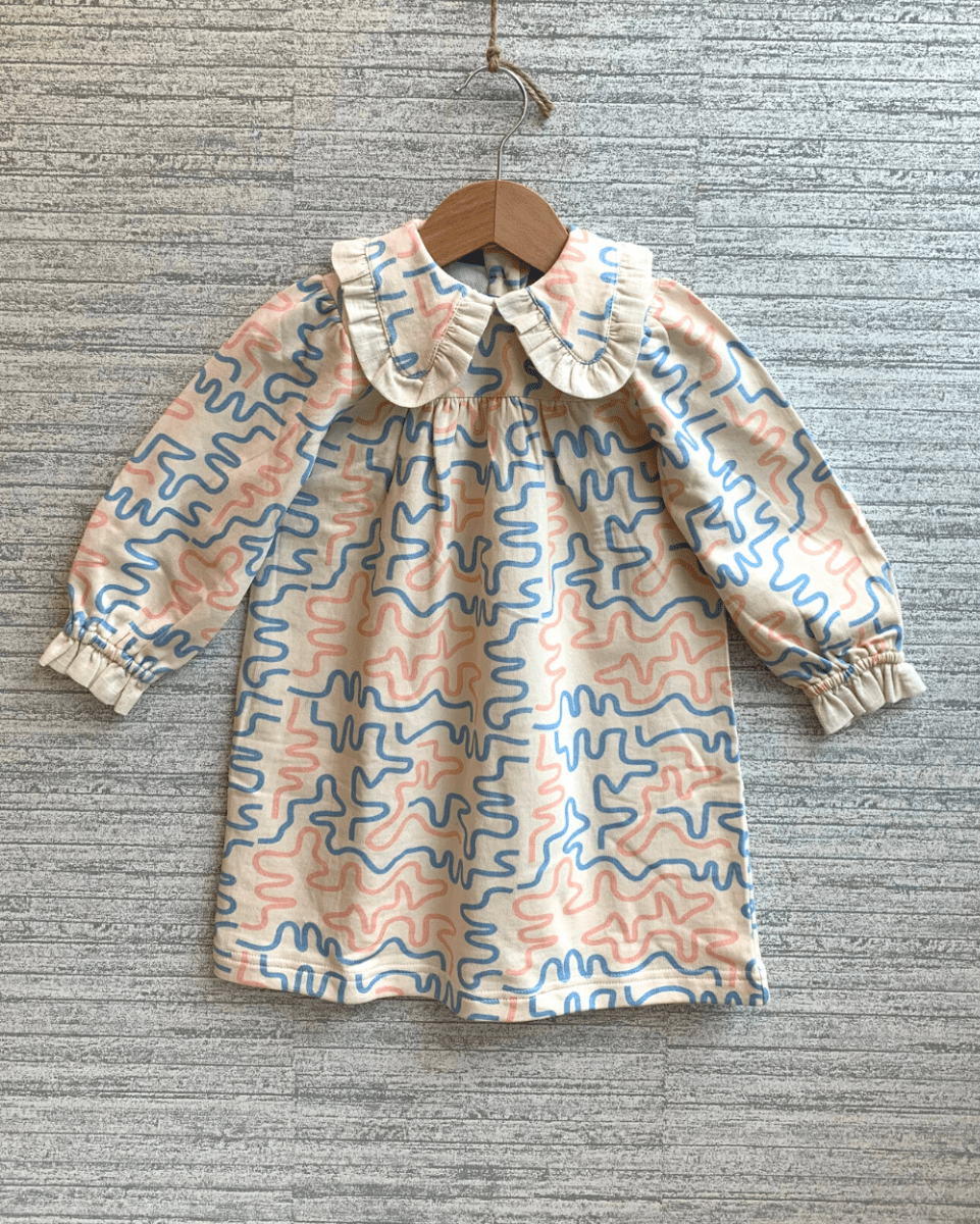 Playful Scribble Shift Dress