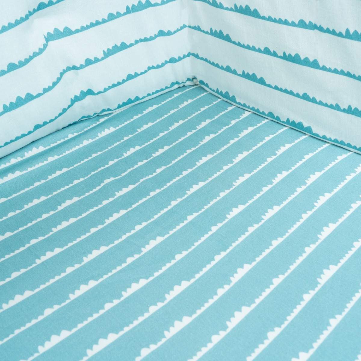 Organic Fitted Cot Sheet- Bumps