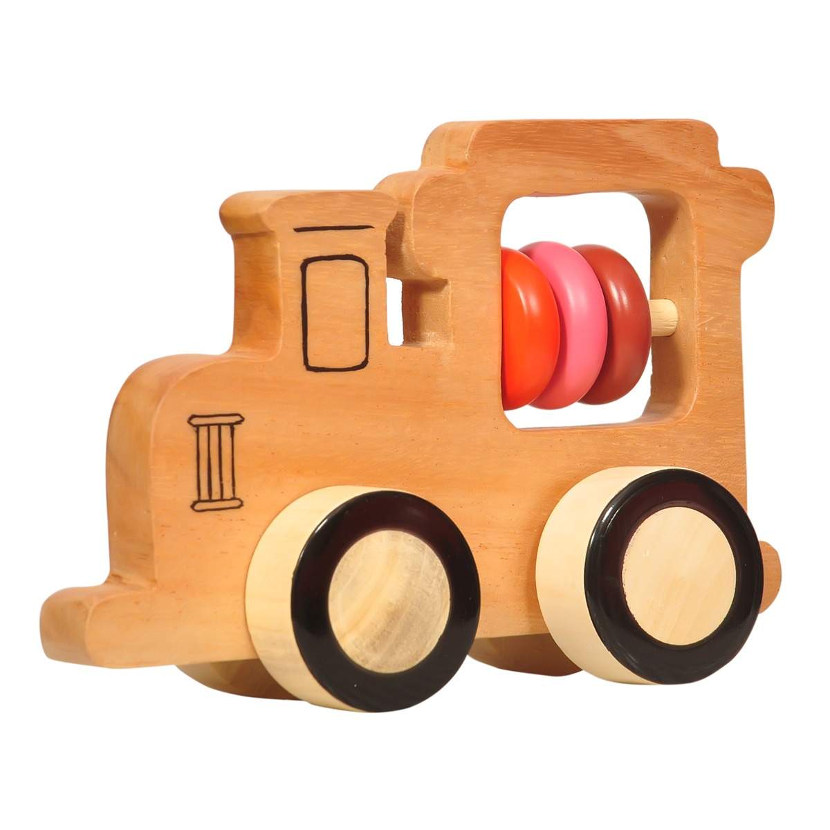 Wooden Train Push Toy