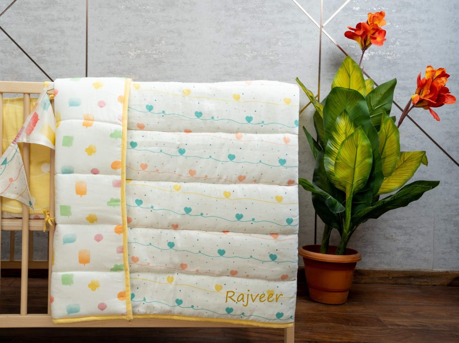 Organic Quilt- Lost in Thoughts