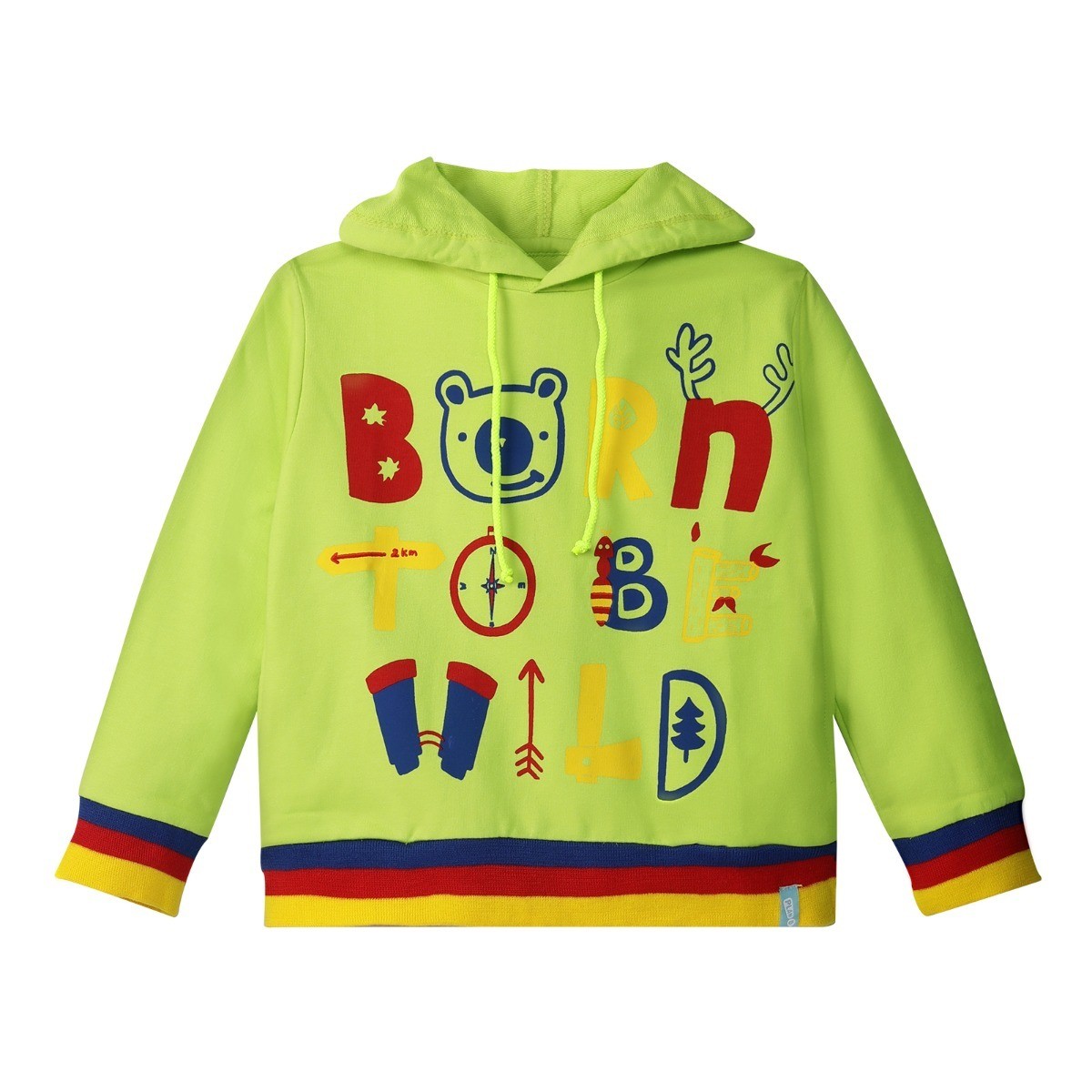 Lime Born To be Wild - Hoodie
