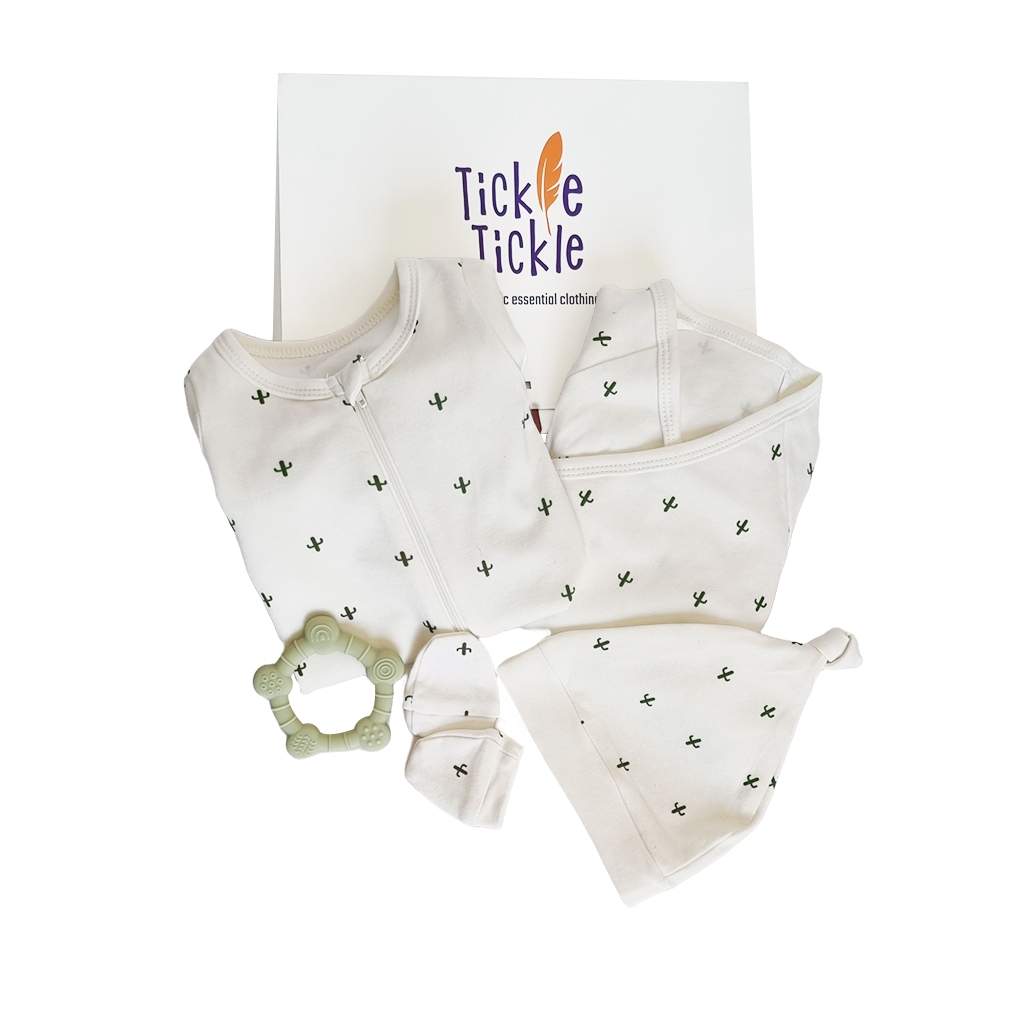 Welcome Baby Organic Gift Set - Lil Spikey 0-6 Months