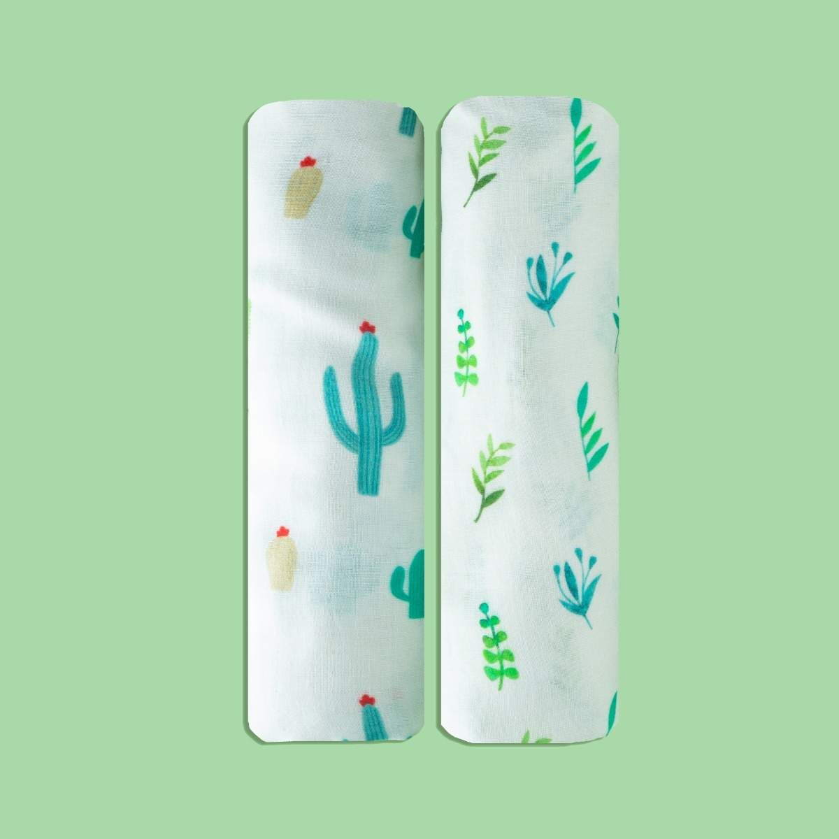 Organic Muslin Swaddles (Set of 2)-Go Green