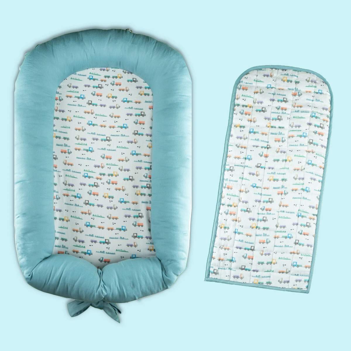 Organic Baby Nest- Trucks