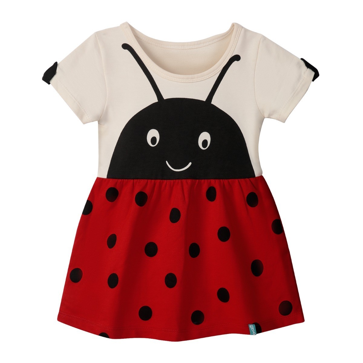 Ladybug - Half Sleeve Winter Dress