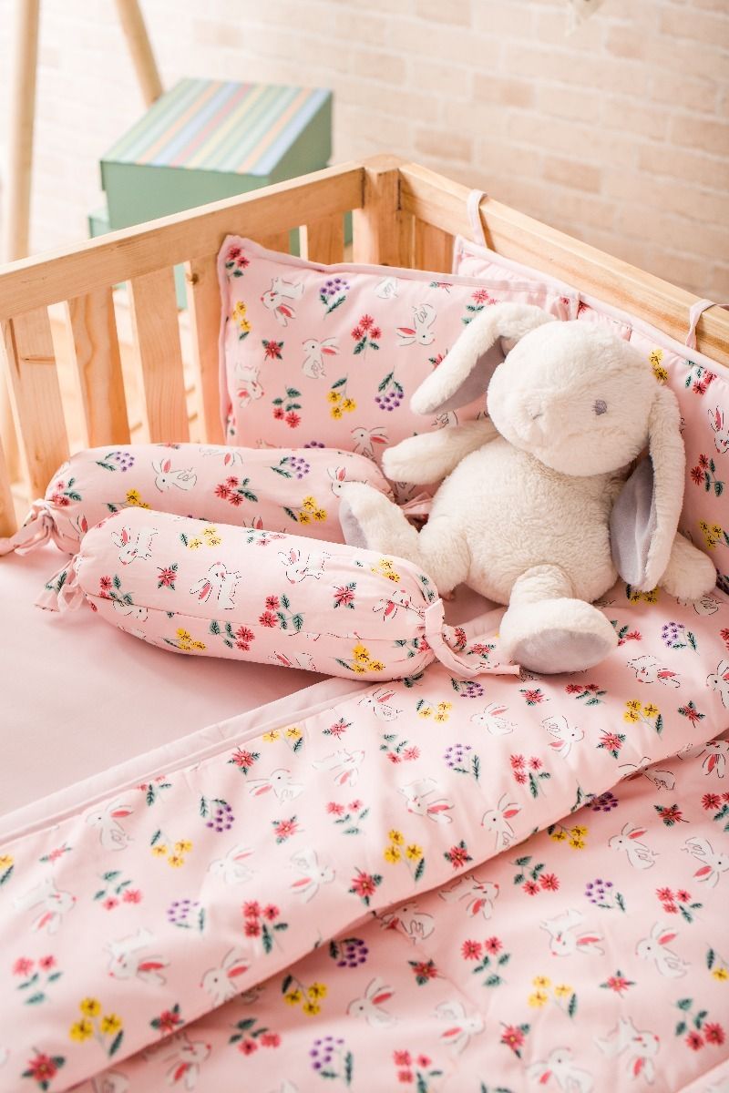 COT BUMPER SET-RABBIT