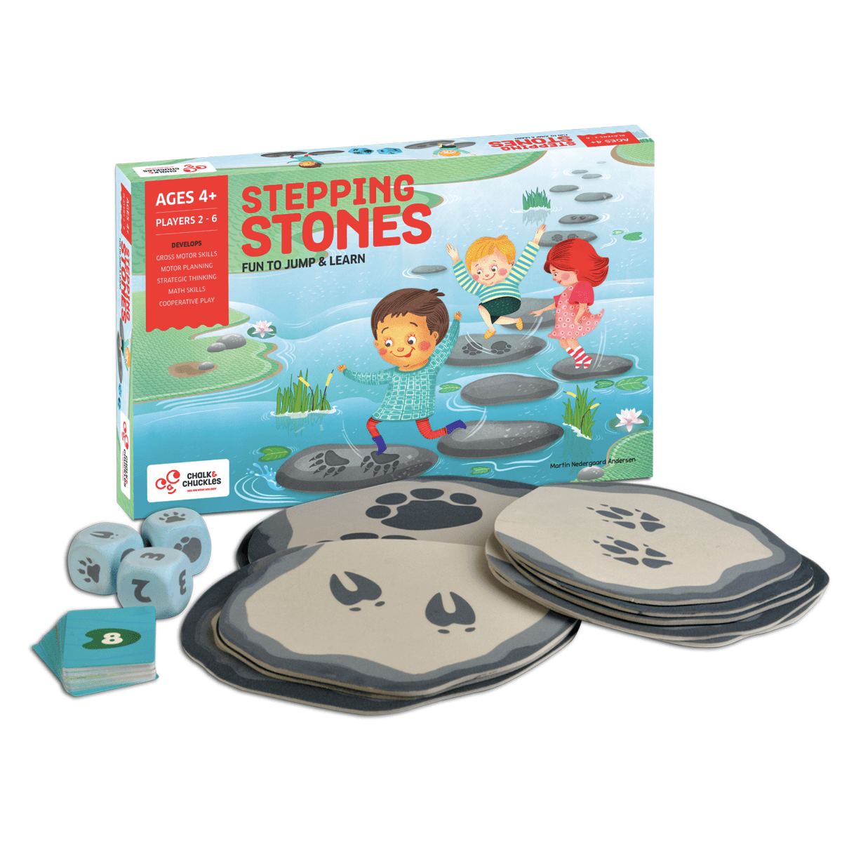 Stepping Stones, Active Movement Math Game
