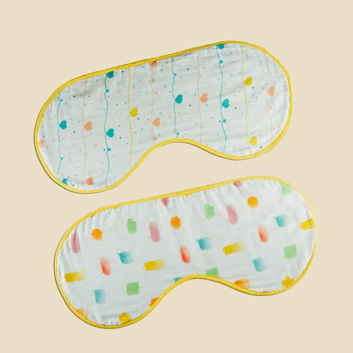 Organic Burp Cloths (Set of 2)- Lost in Thoughts