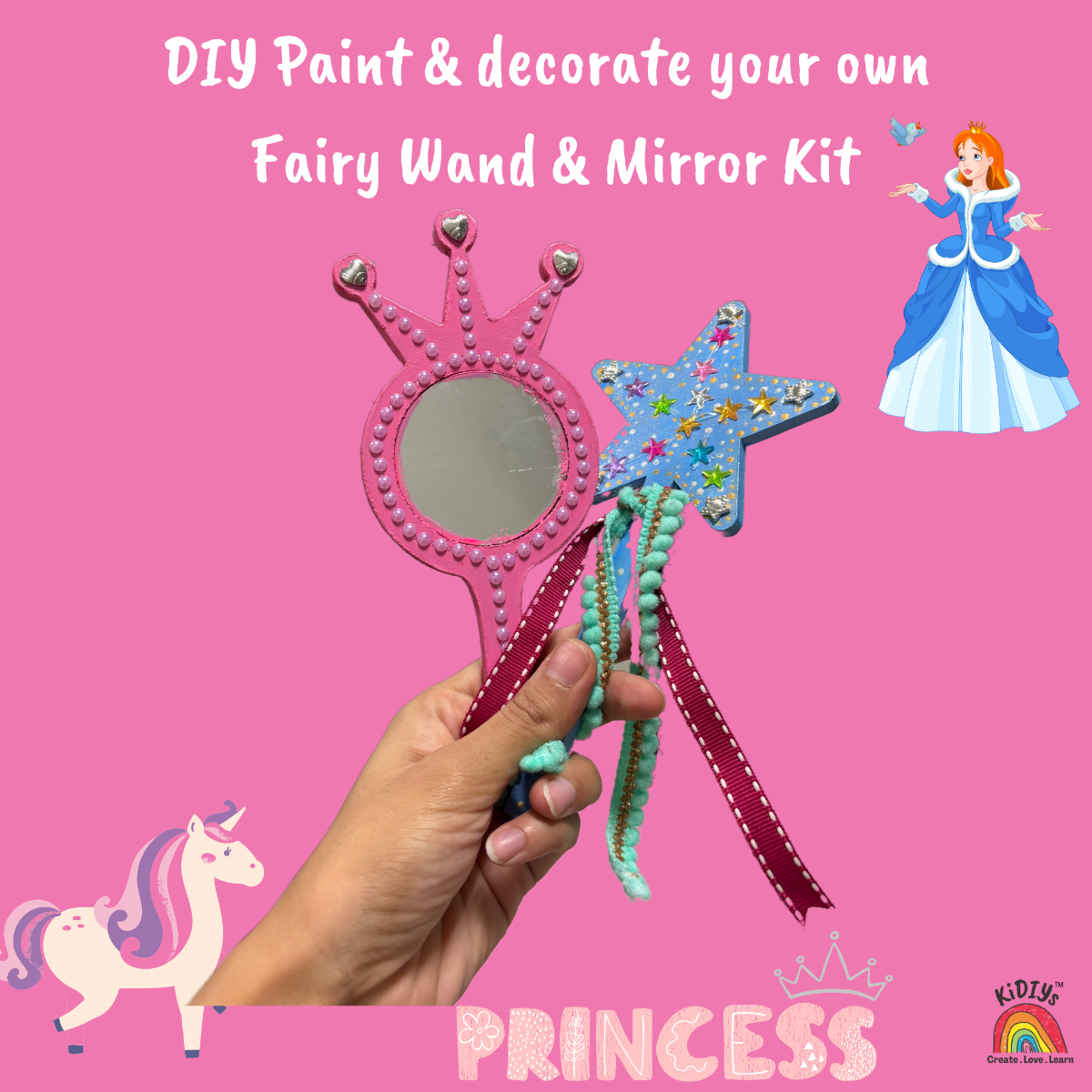DIY Fairy Wand And Mirror Kit