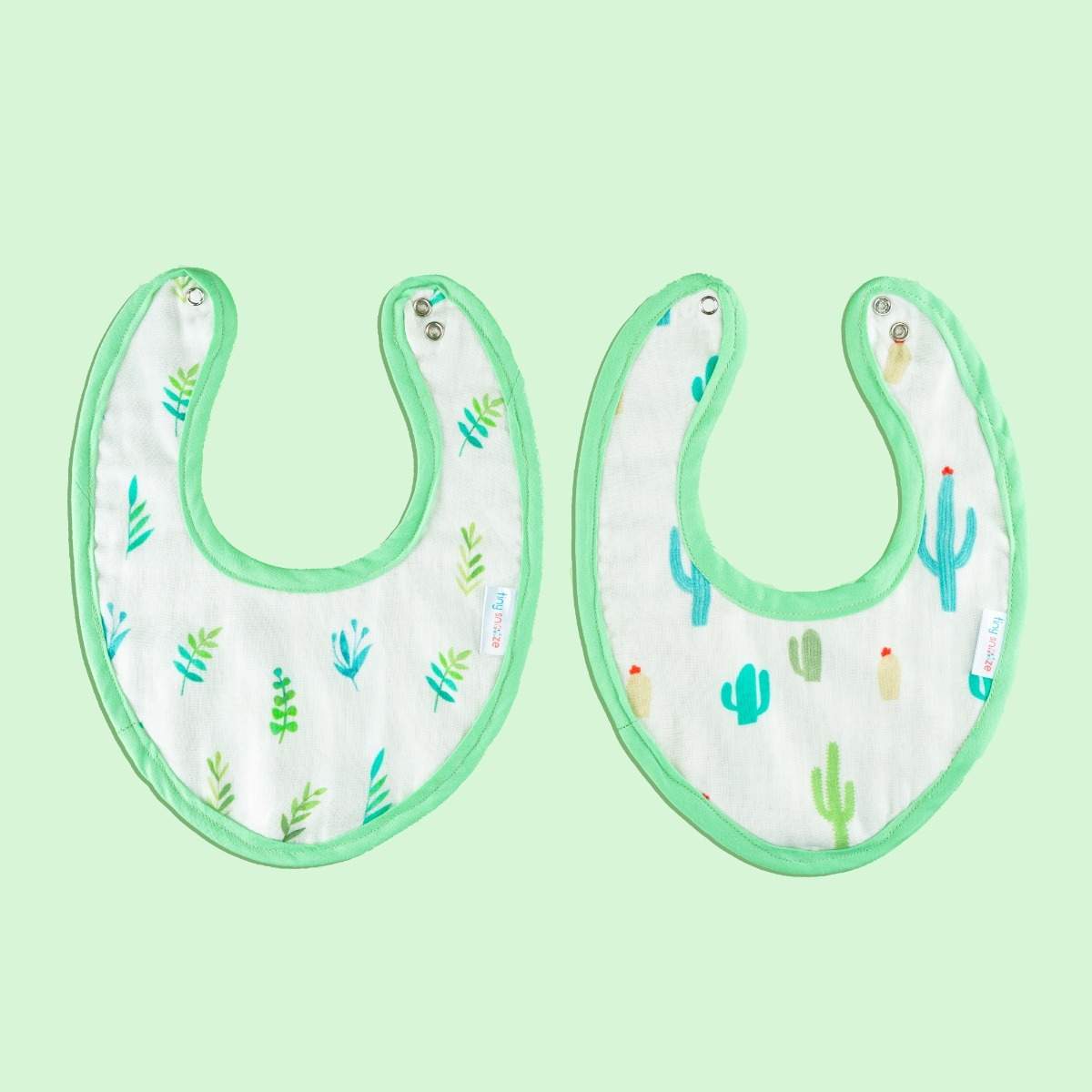 Organic Bandana Bibs (Set of 2)-Go Green