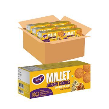 Pack of 6 - Dry Fruit & Seeds Jaggery Cookies