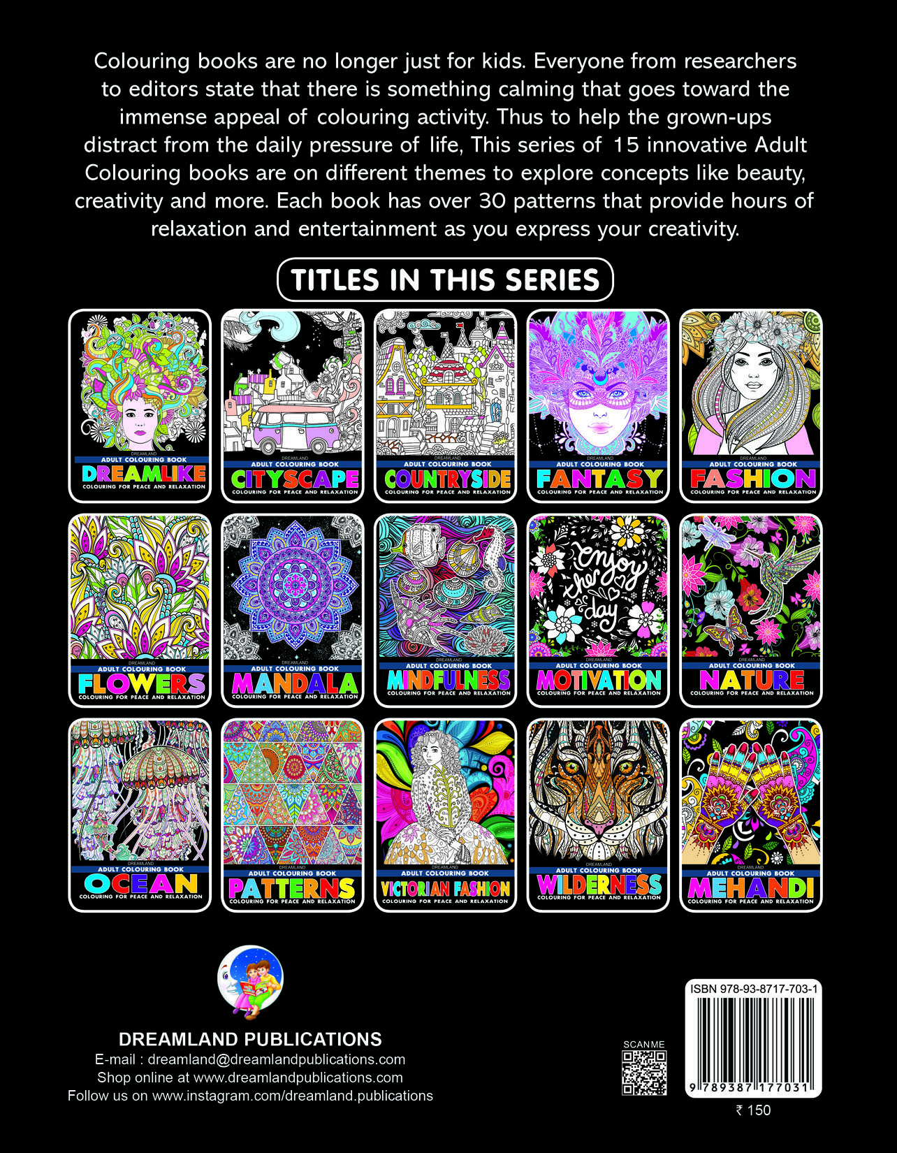Motivation- Colouring Book for Adults