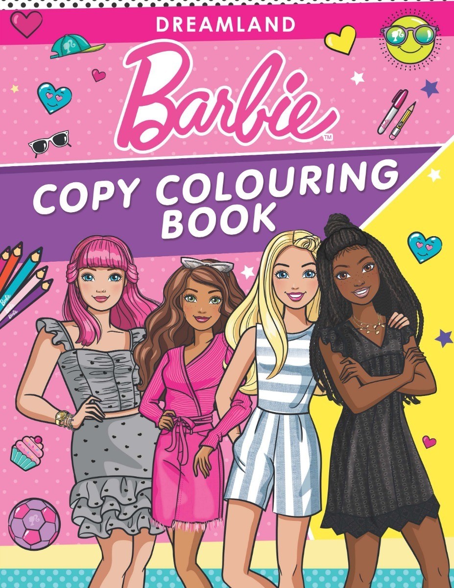 Barbie Copy Colouring Book-1
