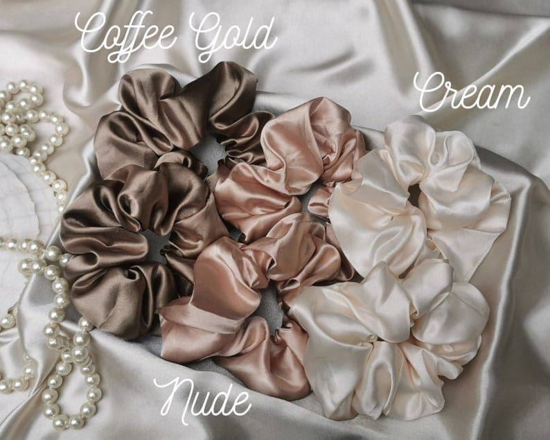 A Tiny Moppet-Satin Scrunchies - ATM-0014