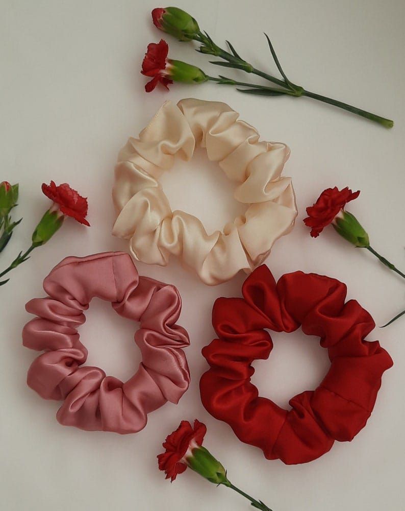 A Tiny Moppet-Satin Scrunchies | Count 3 - ATM-0031
