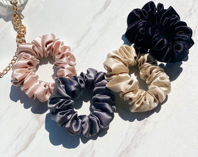 A Tiny Moppet-Satin Scrunchies | Count 4 - ATM-0032