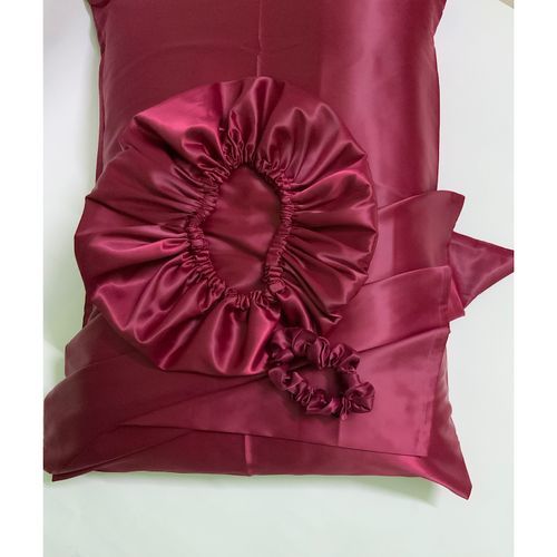 A Tiny Moppet-Satin Bonnet, Pillow and Scrunchies combo - ATM-0088