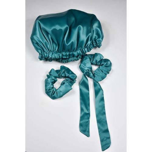 A Tiny Moppet-Satin Bonnet and Scrunchies combo - ATM-0089