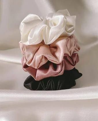 A Tiny Moppet-Satin Scrunchies Combo | Count 4 - ATM-0104