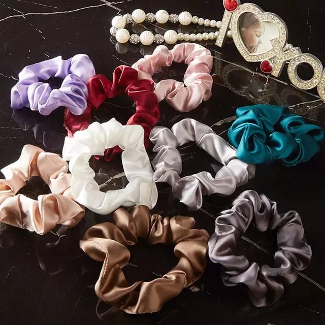 A Tiny Moppet-Satin Scrunchies Combo | Count 9 - ATM-0119