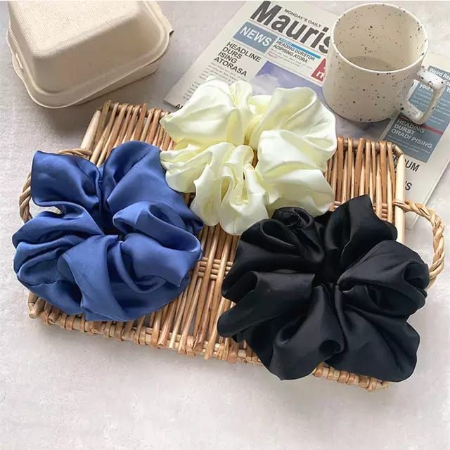 A Tiny Moppet-Satin Scrunchies Combo | Count 3 - ATM-0123