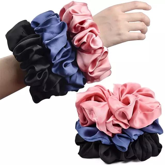 A Tiny Moppet-Satin Scrunchies Combo | Count 6 - ATM-0126