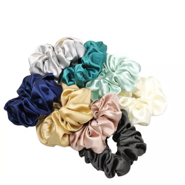 A Tiny Moppet-Satin Scrunchies Combo | Count 8 - ATM-0128