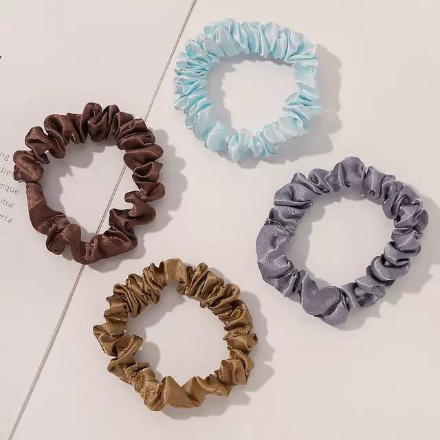 A Tiny Moppet-Satin Scrunchies Combo | Count 4 - ATM-0131