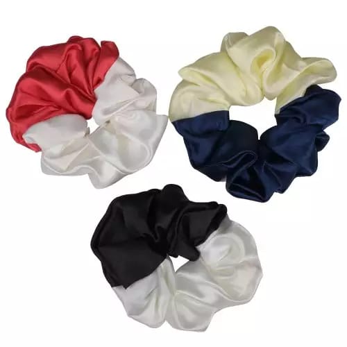 A Tiny Moppet-Satin Scrunchies Combo | Count 3 - ATM-0135