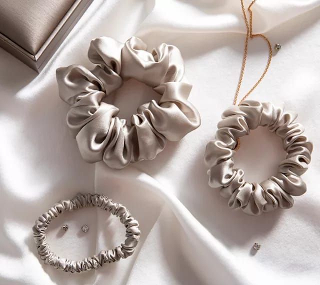 A Tiny Moppet-Satin Scrunchies Combo | Count 3 - ATM-0147