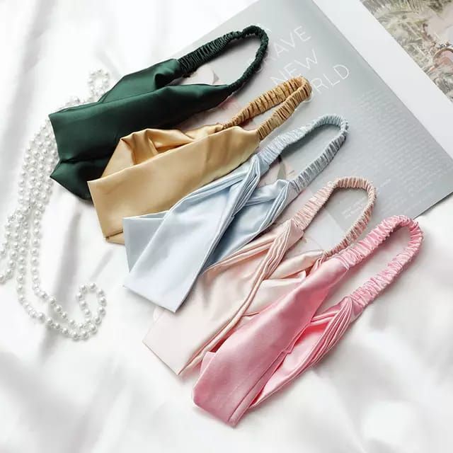 A Tiny Moppet-Silky Satin Headbands | Count 5 - ATM-0150