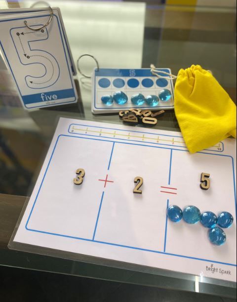 Cards and Counter Math Kit