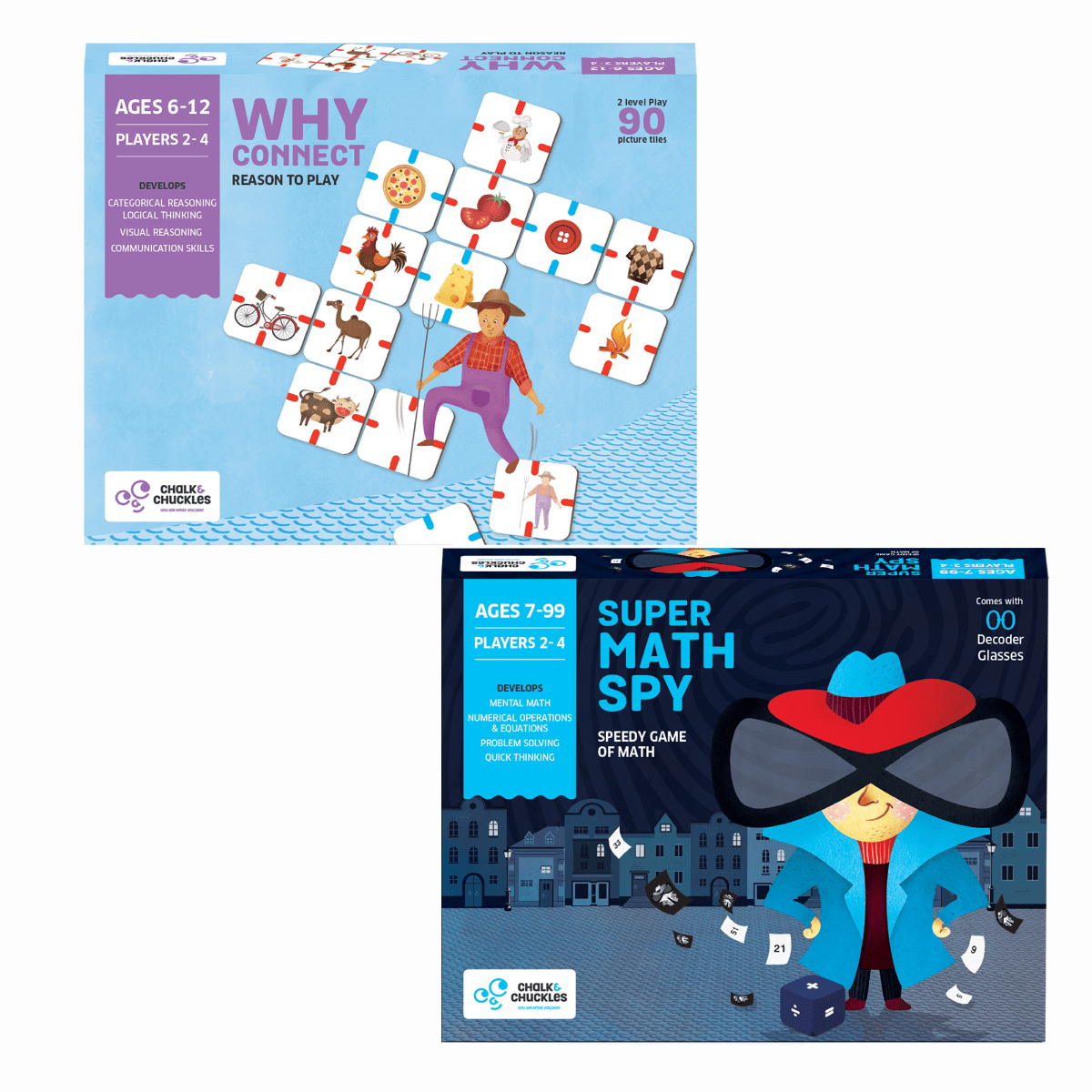 Gift Pack Combo ‚Äì Super Math Spy and Why Connect, Learning & Educational
