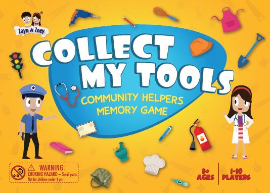 Collect My Tools Community Helpers Memory Game