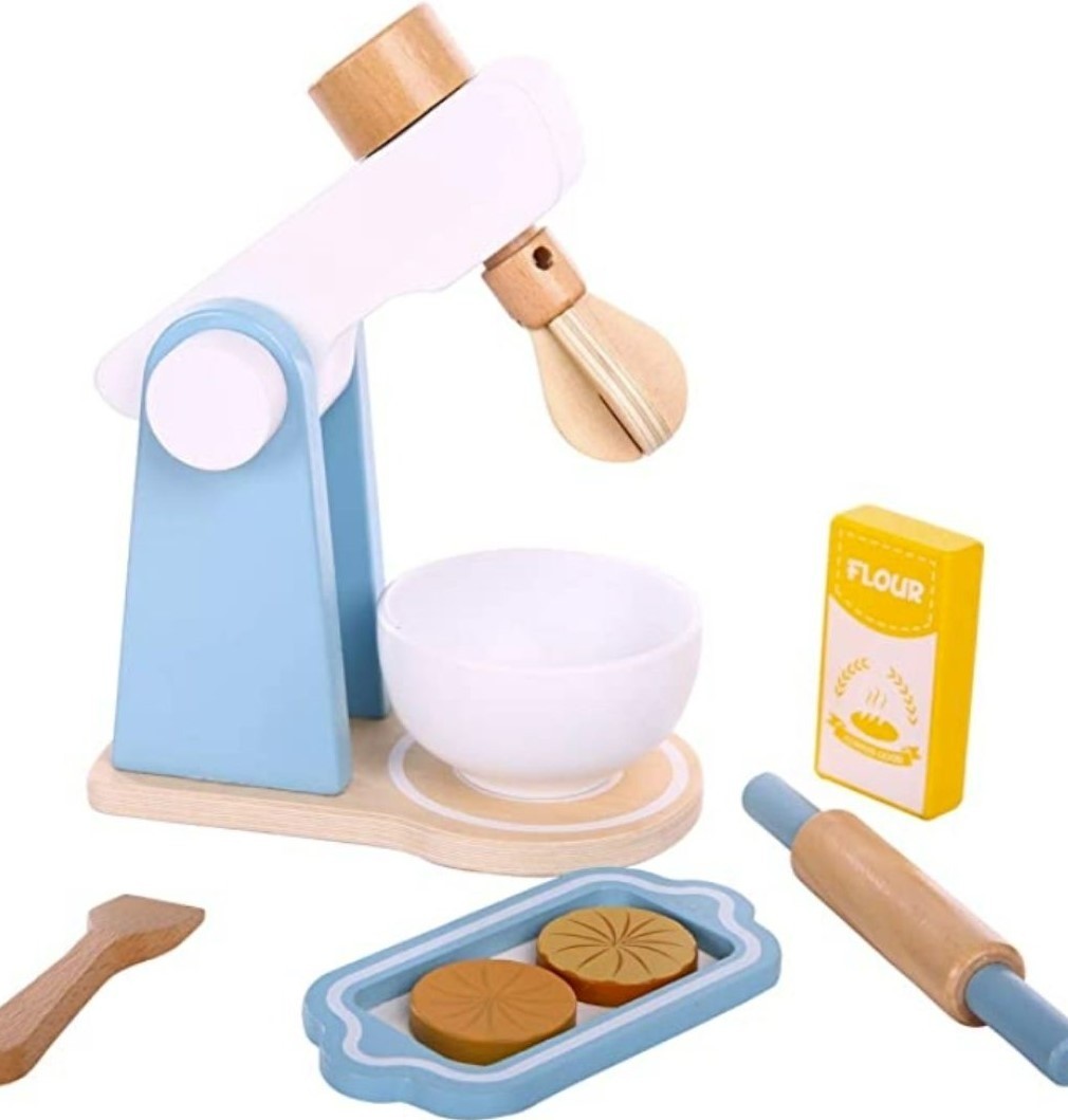 Wooden Kitchen Blender Set