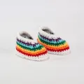 Rainbow Design Booties