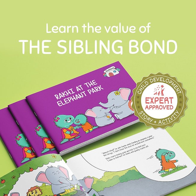 Rakhi at the Elephant Park: Care for your Sibling